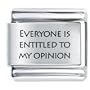 Everyone Entitled Italian Charms