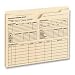 Smead SMD-77101 Preprinted Front Employee Record File Jacket - 15 / Pack - Manila