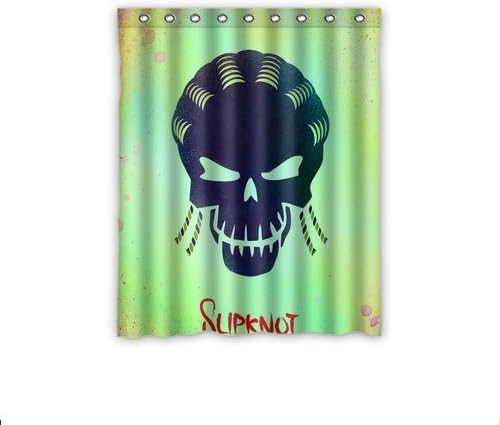 Daniellestore Slipknot Suicide Squad Art Window Treatment Thermal Insulated Solid Grommet Blackout Curtains/Drapes for Bedroom (1 Panel,52x63 inches)