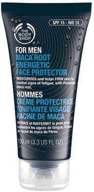 Body Shop For Men - Maca Root Energetic Face Protector SPF15 PACK OF 2