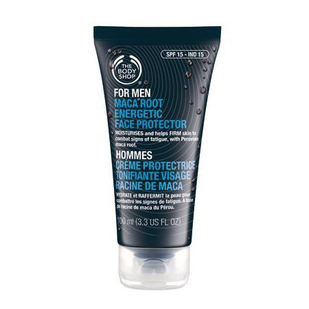 Body Shop For Men - Maca Root Energetic Face Protector SPF15 PACK OF 2