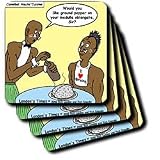 Review 3dRose LLC  / Brain Food - Set Of 8 Ceramic Tile Coasters
