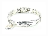 4030040 Christian Scripture Religious Bracelet 1 John 4:19
