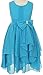 AkiDress Yoryu Chiffon Asymmetric Ruffle Flower Dress for Little Girl