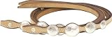 Saddlesmith of Texas Split Show Reins - Natural Gold - 5/8 X 7Ft
