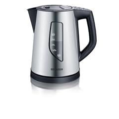 Severin WK 3342 Wasserkocher / 1.5 L Inhalt / 2200 Watt / Edelstahlgeh�use / Edelstahl-geb�rstet-schwarz