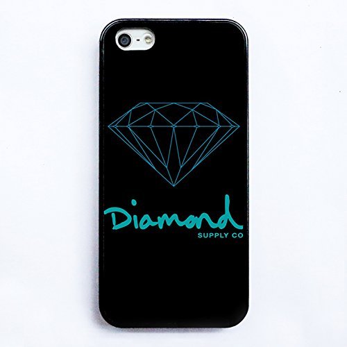 Diamond Supply co HD image Plastic case cover for Iphone5 5S case black silicone Soft shell nice packaged by LINDAS