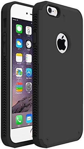 iPhone 6 Case, iPhone 6s Case, TOPS TECHNOLOGY™ [Stand Feature] [Build-in Card Slot Function] TPU Protection Cover Carrying Case for Apple iPhone 6S and iPhone 6 (4.7'') in Black