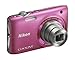 Nikon Coolpix S3100 Digital Camera - Pink (14MP, 5x Wide Optical Zoom) 2.7 inch LCD