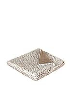 COINCASA Plaid 170 x 130 cm (Beige/Marrón)