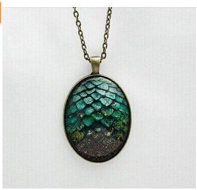 Game of Thrones Inspiredphoto Pendant Green Dragon Egg