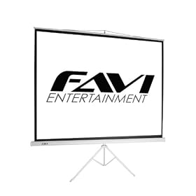 FAVI Entertainment TRI-HD-120 FAVI 16:9/120-Inch Portable Tripod Projector Screen