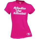 Reebok San Francisco 49ers Women's Breast Cancer Awareness My Team Wears Pink T-Shirt Extra Large