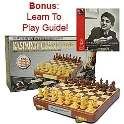 Kasparov Classic Travel Chess Set - Toys & Games > Chess Sets