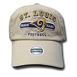 NFL SAINT LOUIS RAMS KHAKI COTTON YOUTH KIDS CAP HAT