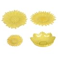 Flower Serving Set - Yellow
