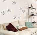 Multicomm UK, Home Decor, Snow Flakes Wall Stickers