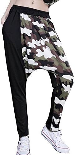 ColorsBL Women's Camo Stiching Baggy Harem Hippie Pants Trousers DNY05