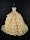 Soft Yellow Long Gown with Layers of Ruffle Details Made to Fit the Barbie Doll