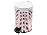 Present Time Bathroom waste bin Mosaic pink