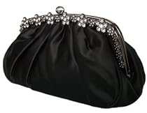 Exquisite Abendtasche- Clutch-Tasche in Schwarz