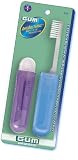 Butler GUM Travel Toothbrush with Antibacterial Bristles, 2 Pack