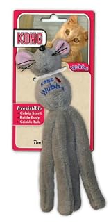Kong Cat Wubba MOUSE Catnip Rattle Toy 9-inch