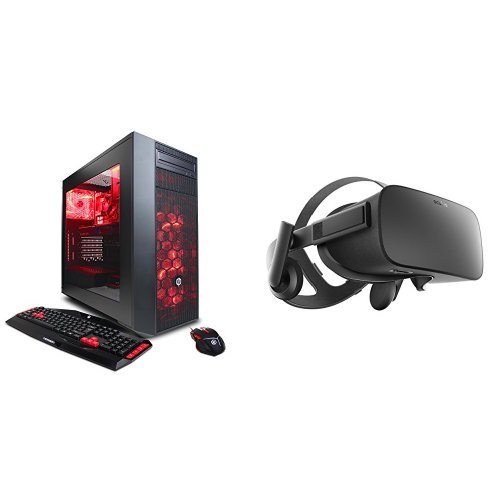 CYBERPOWERPC Oculus Ready Gaming Desktop &amp; Oculus Rift Bundle