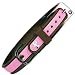 Dublin Dog Simply Solid Pink and Brown Dog Collar - Large