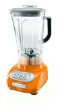  : KitchenAid KSB560TG 5-Speed Blender with Polycarbonate Jar, Tangerine