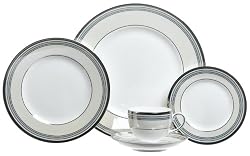 Wedgwood Lustreware Pacific Stripe 5 Piece Place Setting