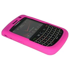 Hot Pink Silicone Soft Skin Case Cover for Blackberry Tour 9630
