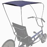 Semi-Rigid EZ Canopy for Recumbent Bicycles