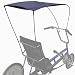 Semi-Rigid EZ Canopy for Recumbent Bicycles