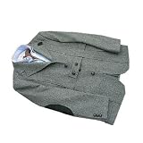 ☆秋冬ツイード ノーフォークジャケット エルボーパッチ9218 グレー系/BB8