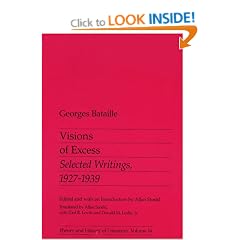 Visions of Excess: Selected Writings, 1927-39 (Theory & History of Literature)