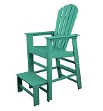Polywood Outdoor Furniture South Beach Lifeguard Chair - Aruba-Recycled Plastic Materials