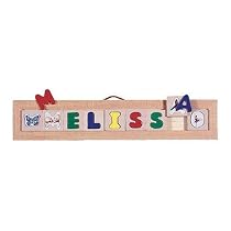 Melissa & Doug Nine Block Name Board Puzzle