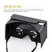 Kollea Google Cardboard V2.0 3D Glasses Virtual Reality DIY Kit - More Comfortable and Clearer