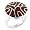Sterling Silver Red Mother Of Pearl Swirl Ring