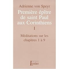 Premi�re �p�tre de saint Paul aux Corinthiens, volume 1, chapitres 1 � 9