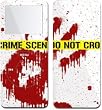 Crime Scene White - Apple iPod nano 1G (1st Generation) 1GB/ 2GB/ 4GB Protector Skin Decals - Faceplate Stickers