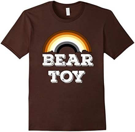 Men's Bear Toy Shirt Medium Brown