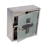 Artemo 280727 Medizinschrank Edelstahl 30x30x12 cm