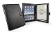 Tuff-Luv Scribe folio Stasis: Genuine Leather case cover for Apple iPad 2 – Black