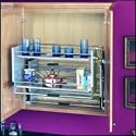 Rev-A-Shelf 5PD-36CR Pull-Down Shelving System - Wire-Chrome