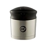 Stainless Steel Thermal Food Container with Black Twist Lid