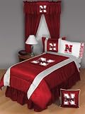 Nebraska Cornhuskers NCAA Sidelines Complete Bedroom Package