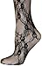 Foot Traffic's Beautiful Floral Lace Knee High Length Fashion Trouser Socks