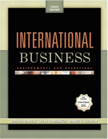 City Travel Guides Discounted  Books : International Business: Environments and Operations